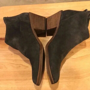 Pre-Owned Dolce Vita Gray Suede Leather Upper Ankle Bootie/Size 9.5